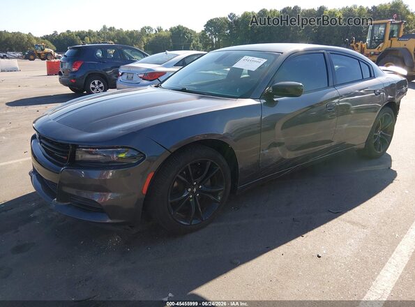 2C3CDXBG2HH643935 2017 DODGE CHARGER Серый Передняя левая четверть