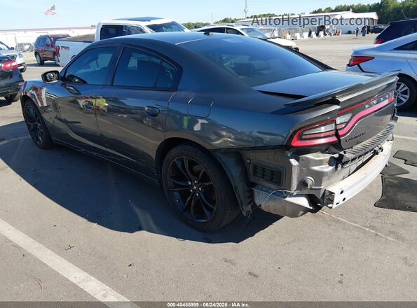 2C3CDXBG2HH643935 2017 DODGE CHARGER Серый Задняя левая четверть