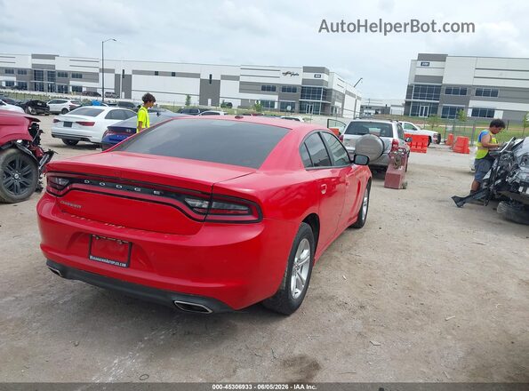 2C3CDXBG2KH727924 2019 DODGE CHARGER Red Задня права чверть