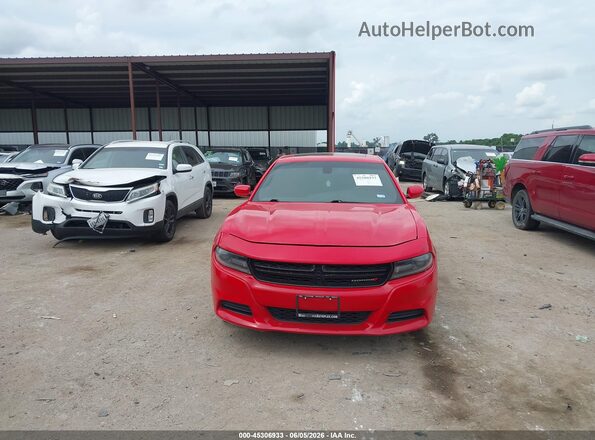 2C3CDXBG2KH727924 2019 DODGE CHARGER Red Вид панелі приладів