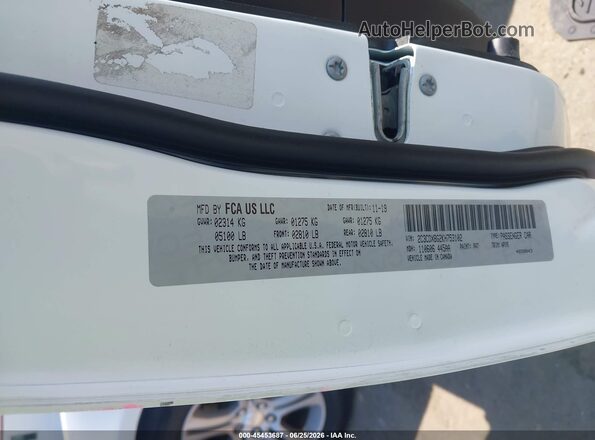 2C3CDXBG2KH753102 2019 DODGE CHARGER White Вид підкапотного простору