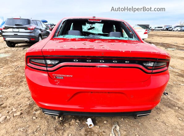 2C3CDXBG2MH638826 2021 DODGE CHARGER Red Հետևի տեսք