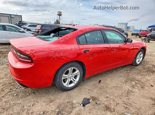 2C3CDXBG2MH638826 2021 DODGE CHARGER Red Հետևի աջ