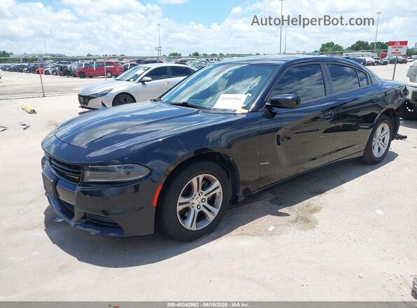 2C3CDXBG2NH172705 2022 DODGE CHARGER Black Передня ліва чверть