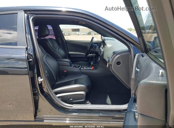 2C3CDXBG2NH172705 2022 DODGE CHARGER Black Вид салону спереду