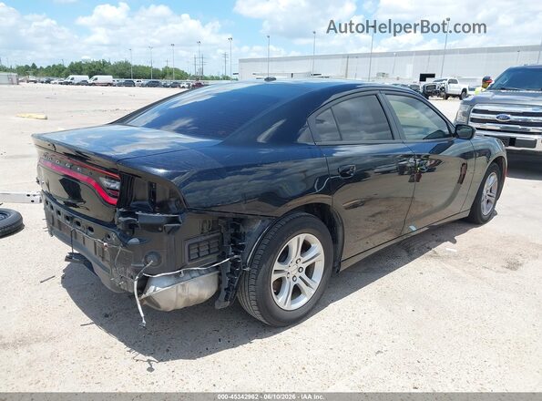 2C3CDXBG2NH172705 2022 DODGE CHARGER Black Задня права чверть