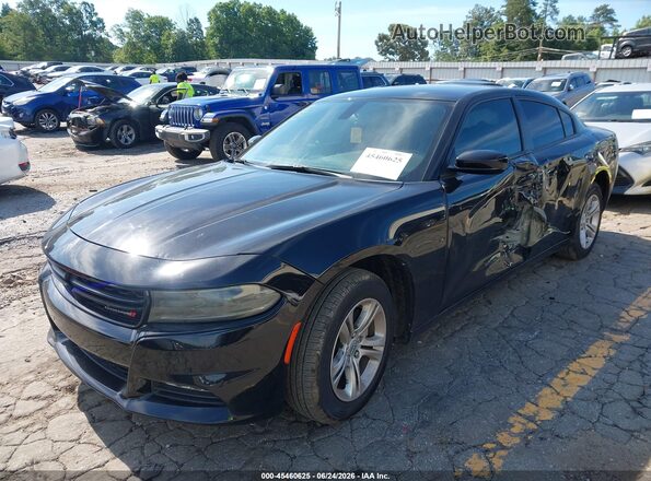 2C3CDXBG2NH213043 2022 DODGE CHARGER Black Vista tres cuartos delantera izquierda