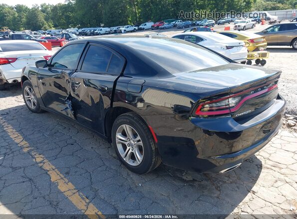 2C3CDXBG2NH213043 2022 DODGE CHARGER Black Trasero izquierdo