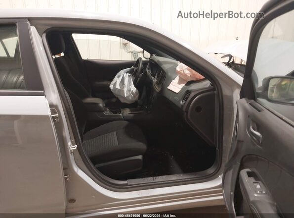 2C3CDXBG2NH225158 2022 DODGE CHARGER Gray Front interior view