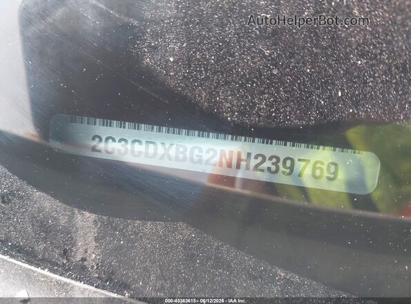 2C3CDXBG2NH239769 2022 DODGE CHARGER White Շարժիչի բաժամունքի տեսք