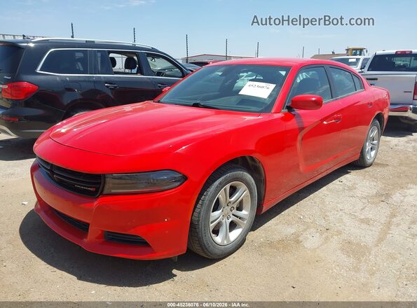 2C3CDXBG2NH250528 2022 DODGE CHARGER Red Przód lewy