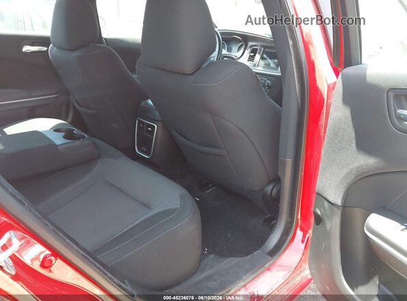 2C3CDXBG2NH250528 2022 DODGE CHARGER Red Widok naklejki z numerem VIN