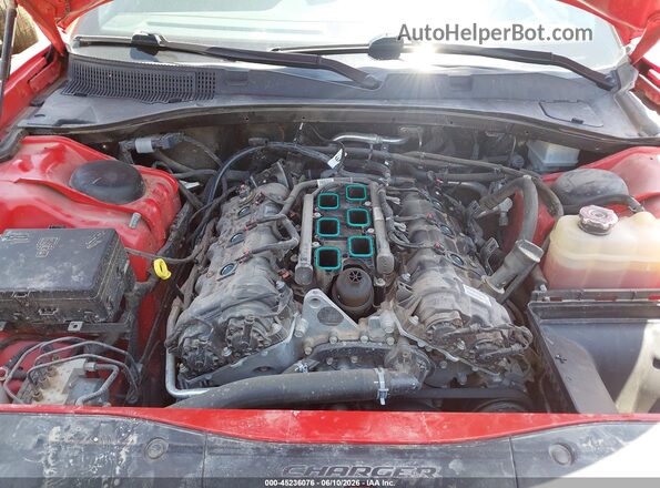 2C3CDXBG2NH250528 2022 DODGE CHARGER Red Widok z przodu