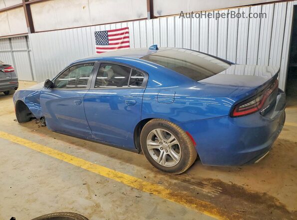 2C3CDXBG2PH642735 2023 DODGE CHARGER Blue უკანა მარცხენა