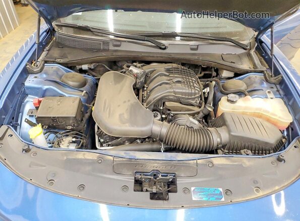 2C3CDXBG2PH642735 2023 DODGE CHARGER Blue უკანა სალონის ხედი