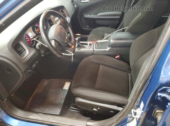 2C3CDXBG2PH642735 2023 DODGE CHARGER Blue წინა სალონის ხედი