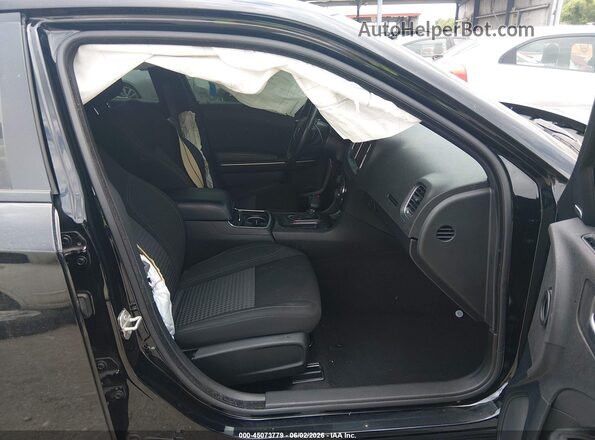 2C3CDXBG2PH660961 2023 DODGE CHARGER Black Widok wnętrza z przodu