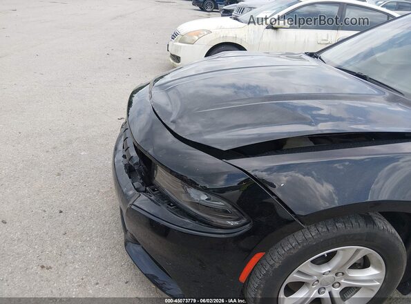 2C3CDXBG2PH660961 2023 DODGE CHARGER Black Widok z przodu