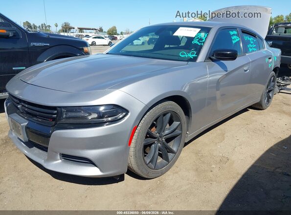 2C3CDXBG3HH576567 2017 DODGE CHARGER Silver Front left