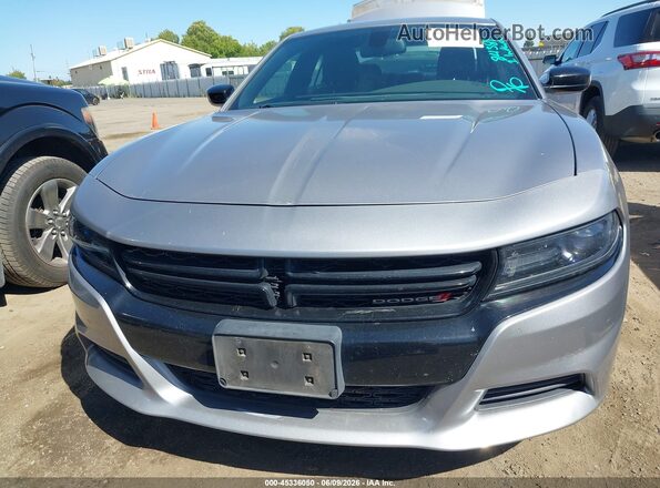 2C3CDXBG3HH576567 2017 DODGE CHARGER Silver Rear interior view