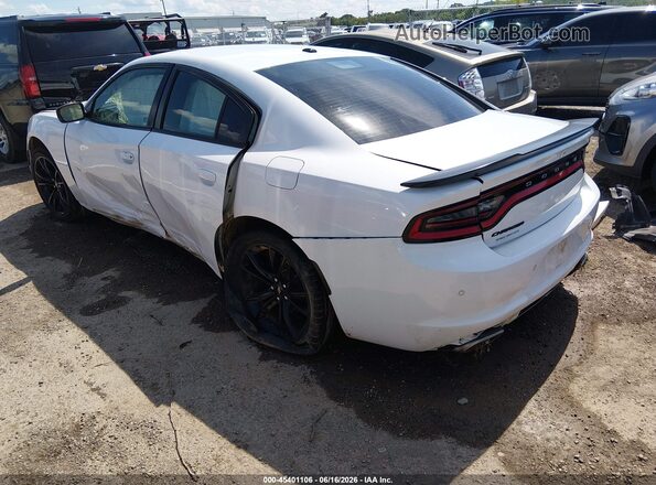 2C3CDXBG3JH135592 2018 DODGE CHARGER White Tył lewy