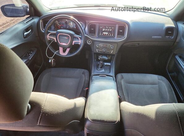 2C3CDXBG3JH174201 2018 DODGE CHARGER Black Vista del salpicadero