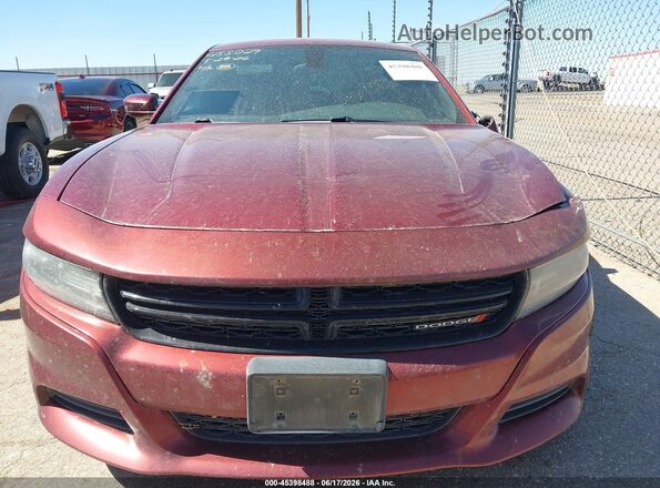 2C3CDXBG3JH221243 2018 DODGE CHARGER Red ხელსაწყოთა პანელის ხედი