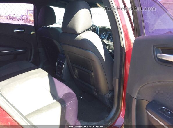 2C3CDXBG3JH221243 2018 DODGE CHARGER Red VIN კოდის სტიკერის ხედი