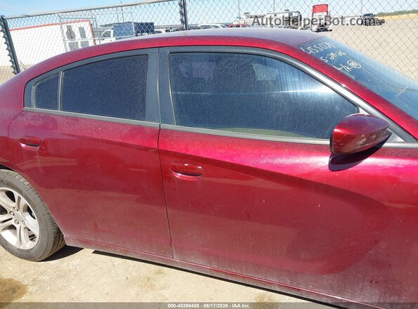 2C3CDXBG3JH221243 2018 DODGE CHARGER Red უკანა სალონის ხედი