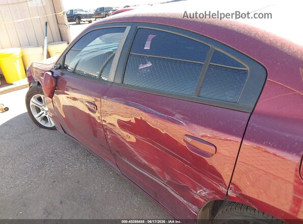 2C3CDXBG3JH221243 2018 DODGE CHARGER Red სალონის 360-გრადუსიანი ხედი