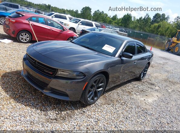 2C3CDXBG3KH504971 2019 DODGE CHARGER Gray წინა მარცხენა ხედი სამი მეოთხედიდან