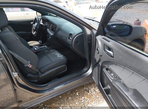 2C3CDXBG3KH504971 2019 DODGE CHARGER Gray წინა სალონის ხედი