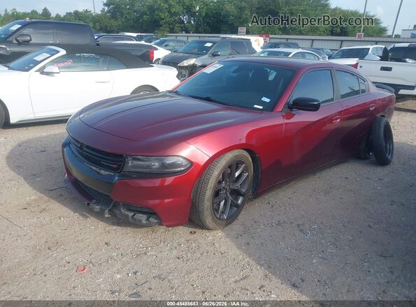 2C3CDXBG3KH615231 2019 DODGE CHARGER Red Front left