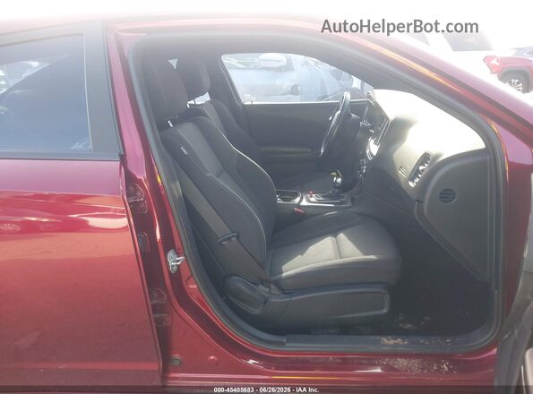 2C3CDXBG3KH615231 2019 DODGE CHARGER Red Front interior view