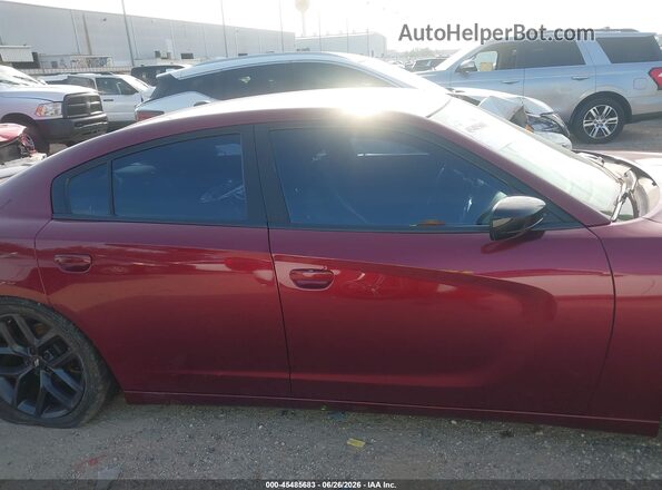 2C3CDXBG3KH615231 2019 DODGE CHARGER Red Rear interior view