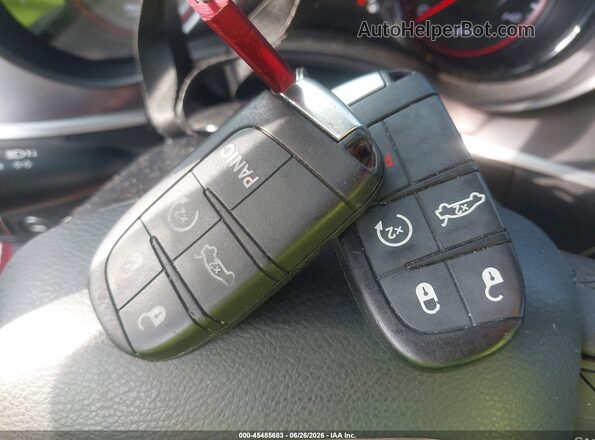 2C3CDXBG3KH615231 2019 DODGE CHARGER Red Dashboard view