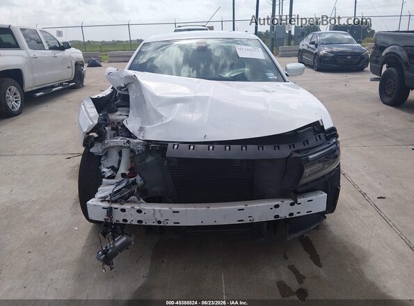 2C3CDXBG3KH679608 2019 DODGE CHARGER White Vista del cuadro de instrumentos