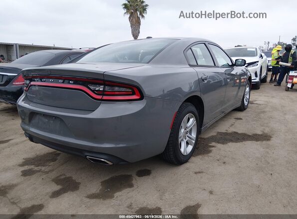 2C3CDXBG3KH700053 2019 DODGE CHARGER Gray Հետևի աջ