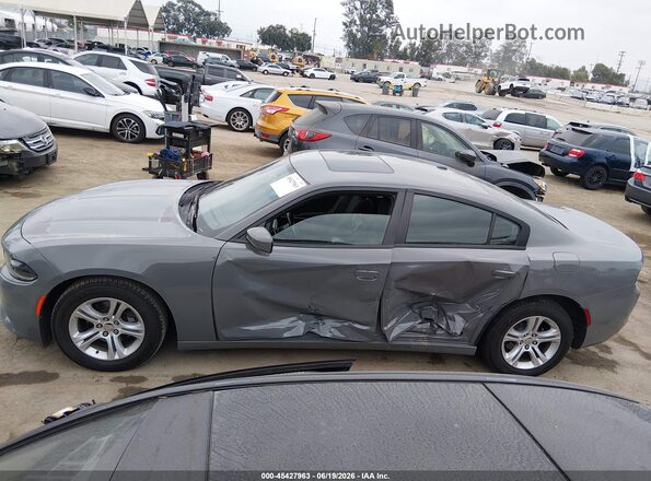 2C3CDXBG3KH700053 2019 DODGE CHARGER Gray Սալոնի 360 աստիճան տեսք