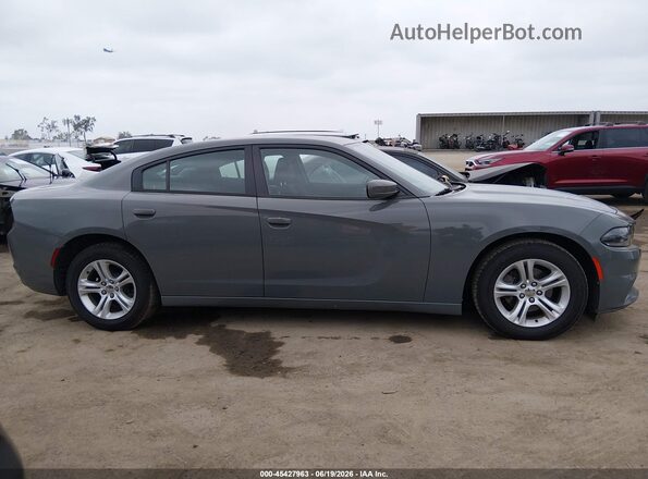 2C3CDXBG3KH700053 2019 DODGE CHARGER Gray Սալոնի հետևի տեսք