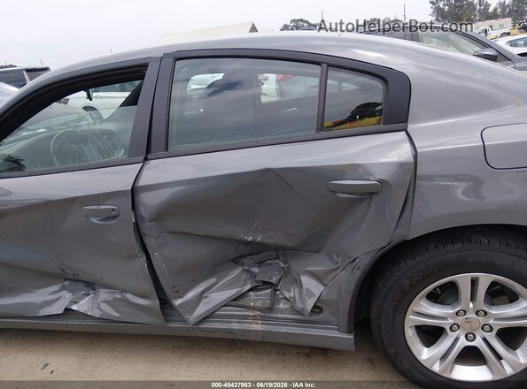 2C3CDXBG3KH700053 2019 DODGE CHARGER Gray Դիմացի տեսք