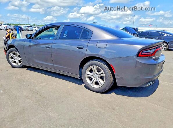 2C3CDXBG3LH186559 2020 DODGE CHARGER Gray Задня ліва чверть