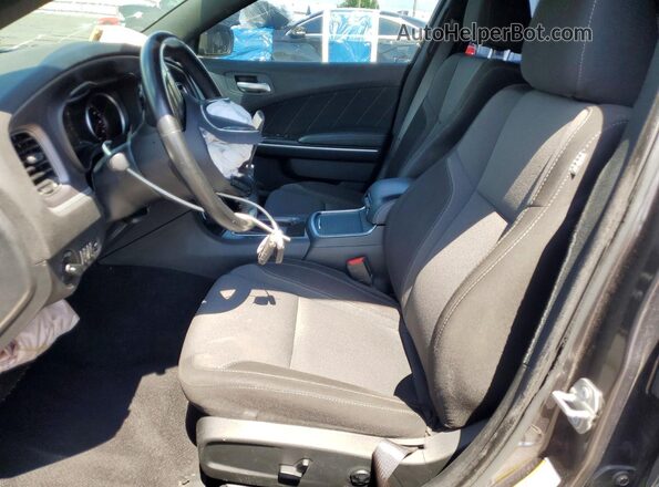 2C3CDXBG3LH186559 2020 DODGE CHARGER Gray Вид салону спереду