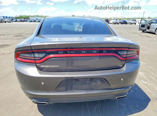 2C3CDXBG3LH186559 2020 DODGE CHARGER Gray Вид ззаду