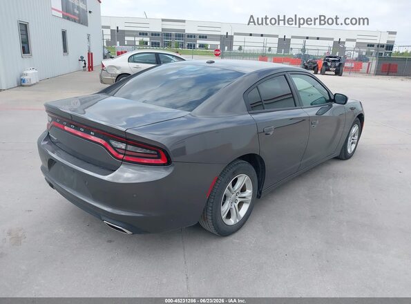2C3CDXBG3LH190160 2020 DODGE CHARGER Gray Задня права чверть