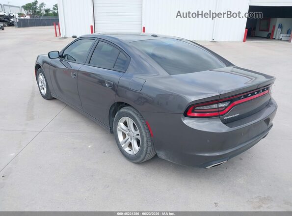 2C3CDXBG3LH190160 2020 DODGE CHARGER Gray Задня ліва чверть