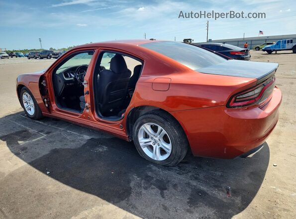 2C3CDXBG3LH232648 2020 DODGE CHARGER Orange Задня ліва чверть