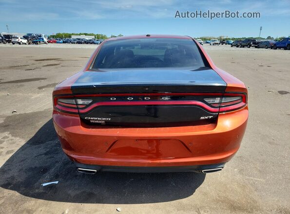 2C3CDXBG3LH232648 2020 DODGE CHARGER Orange Вид ззаду