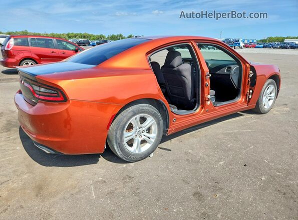 2C3CDXBG3LH232648 2020 DODGE CHARGER Orange Задня права чверть