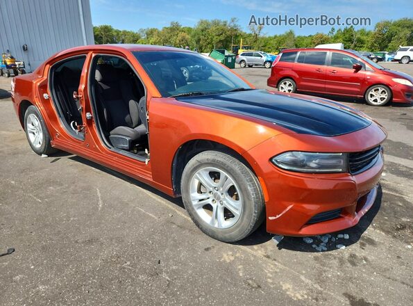2C3CDXBG3LH232648 2020 DODGE CHARGER Orange Передня права чверть